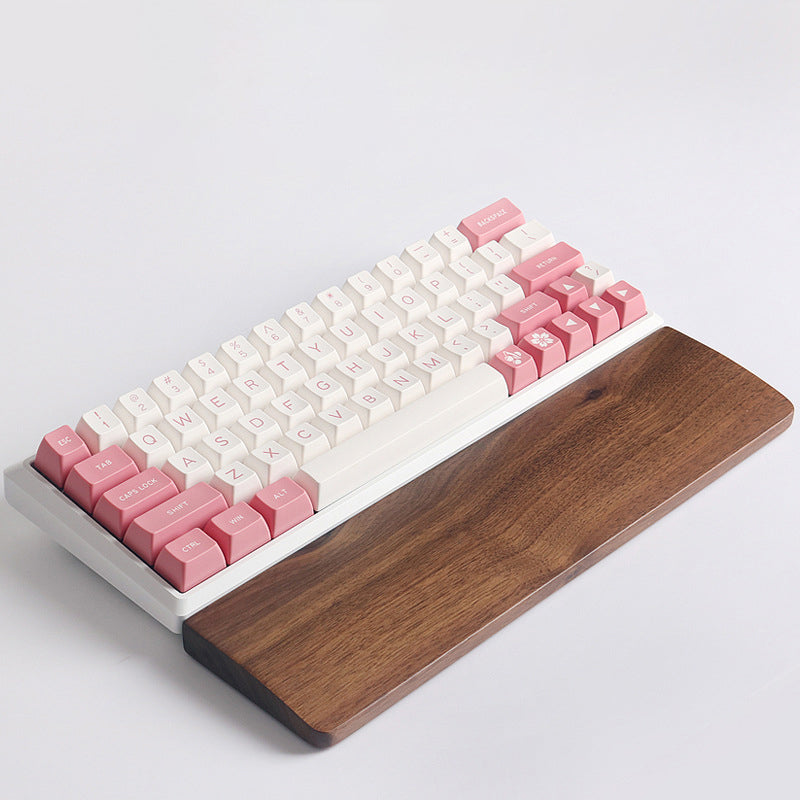 Ergora Walnut Wrist Rest — Warm, Steady Support