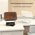 Ergora Leaf — Solid Wood Book & Tablet Stand