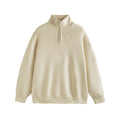 Ergora Bergen quarter-zip sweater in Oatmeal