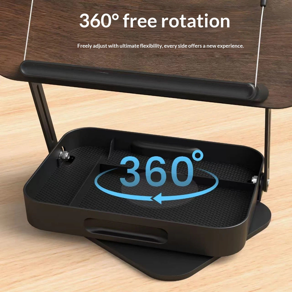 Ergora Leaf — Solid Wood Book & Tablet Stand