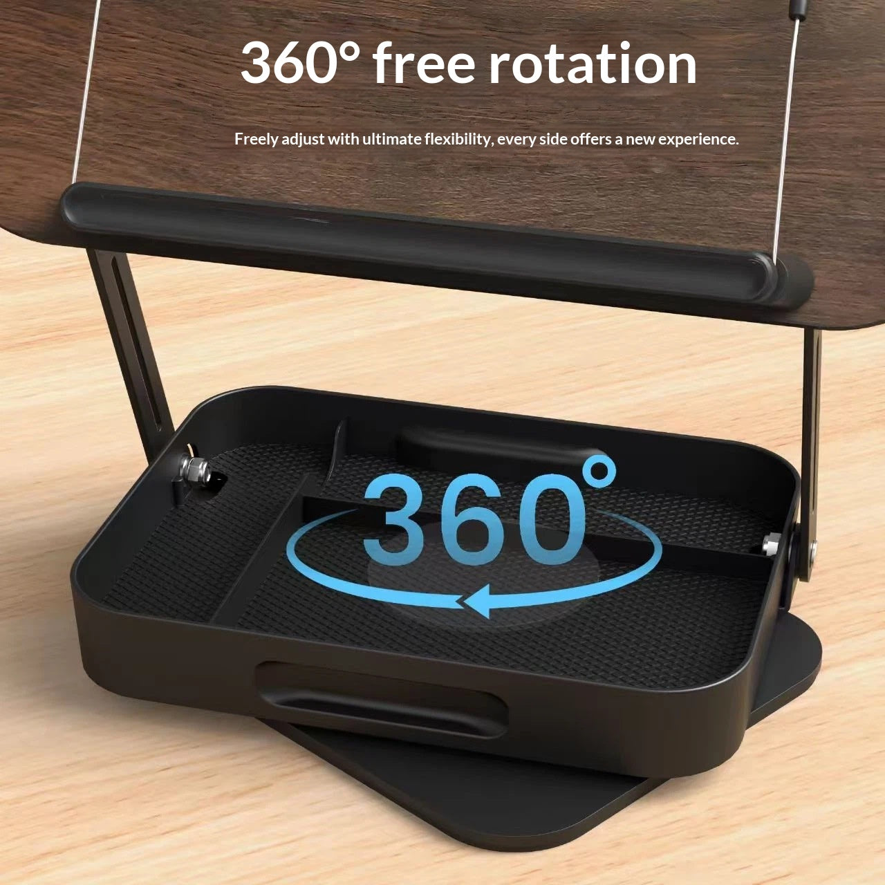 Ergora Leaf — Solid Wood Book & Tablet Stand