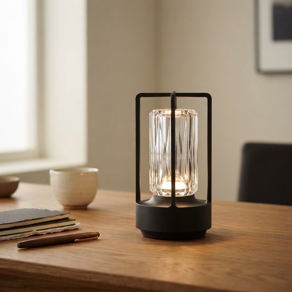 Ergora Ember - Cordless Crystal Table Lamp