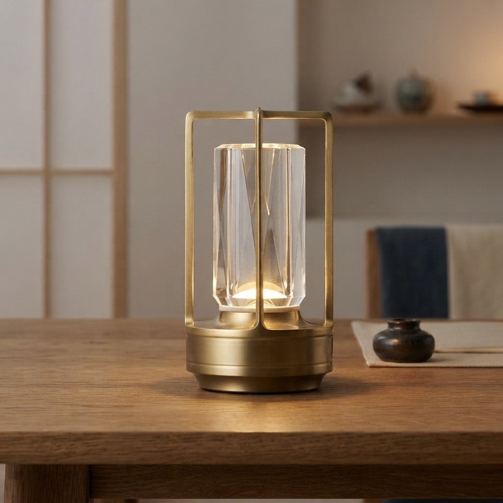 Ergora Ember - Cordless Crystal Table Lamp