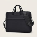 Ergora Commute Case laptop bag in Black, front three-quarter view