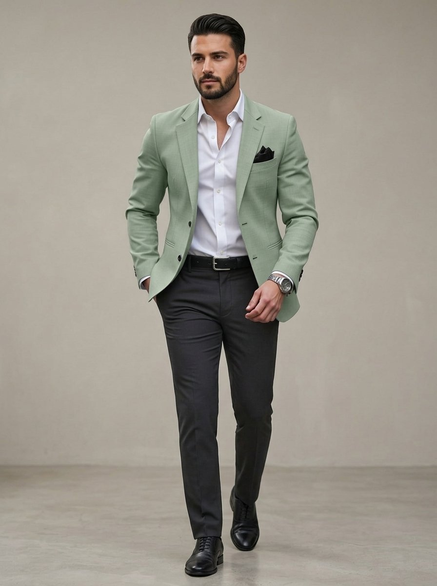 Ergora Halden — Lightweight Classic Blazer - Green