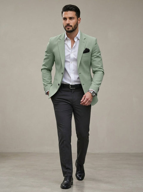 Ergora Halden — Lightweight Classic Blazer - Green