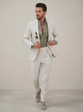 Ergora Sterling — Modern Two-Piece Suit - Ivory