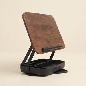 Ergora Leaf - Solid Wood Book & Tablet Stand