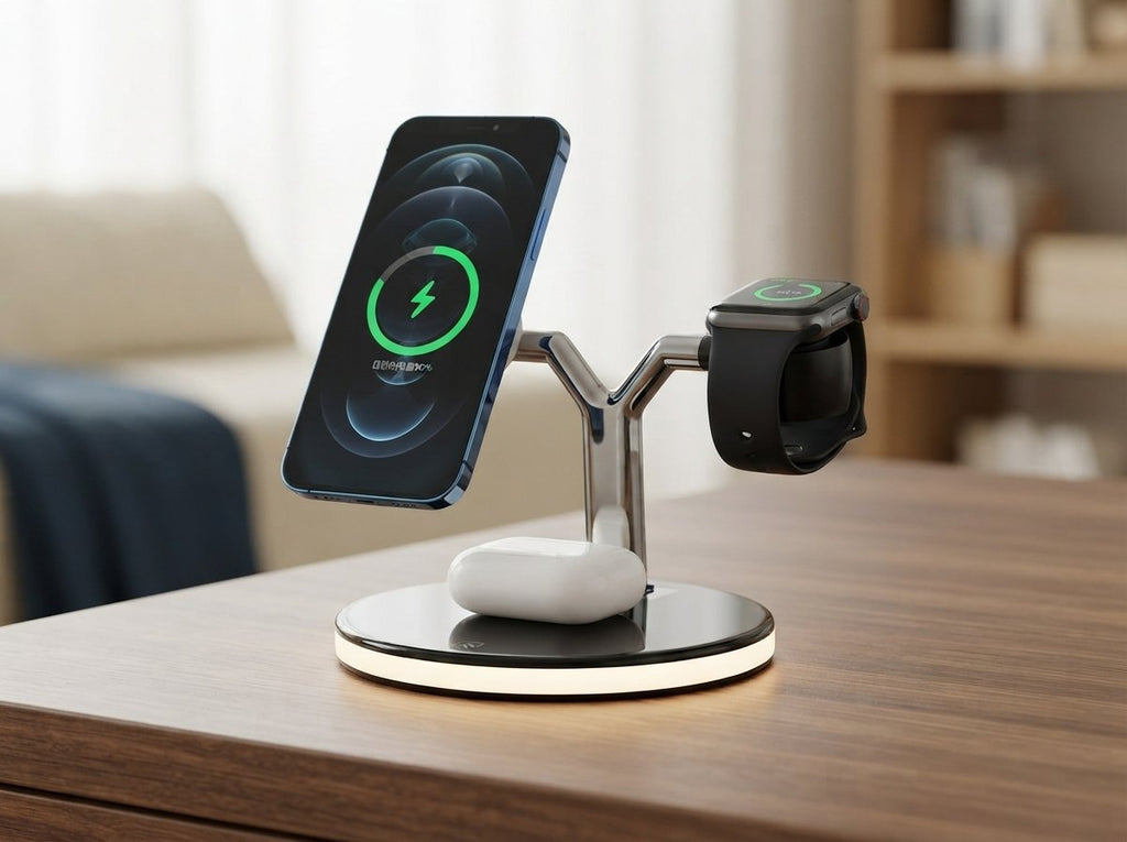 Ergora Current - 3-in-1 Wireless Charging Station