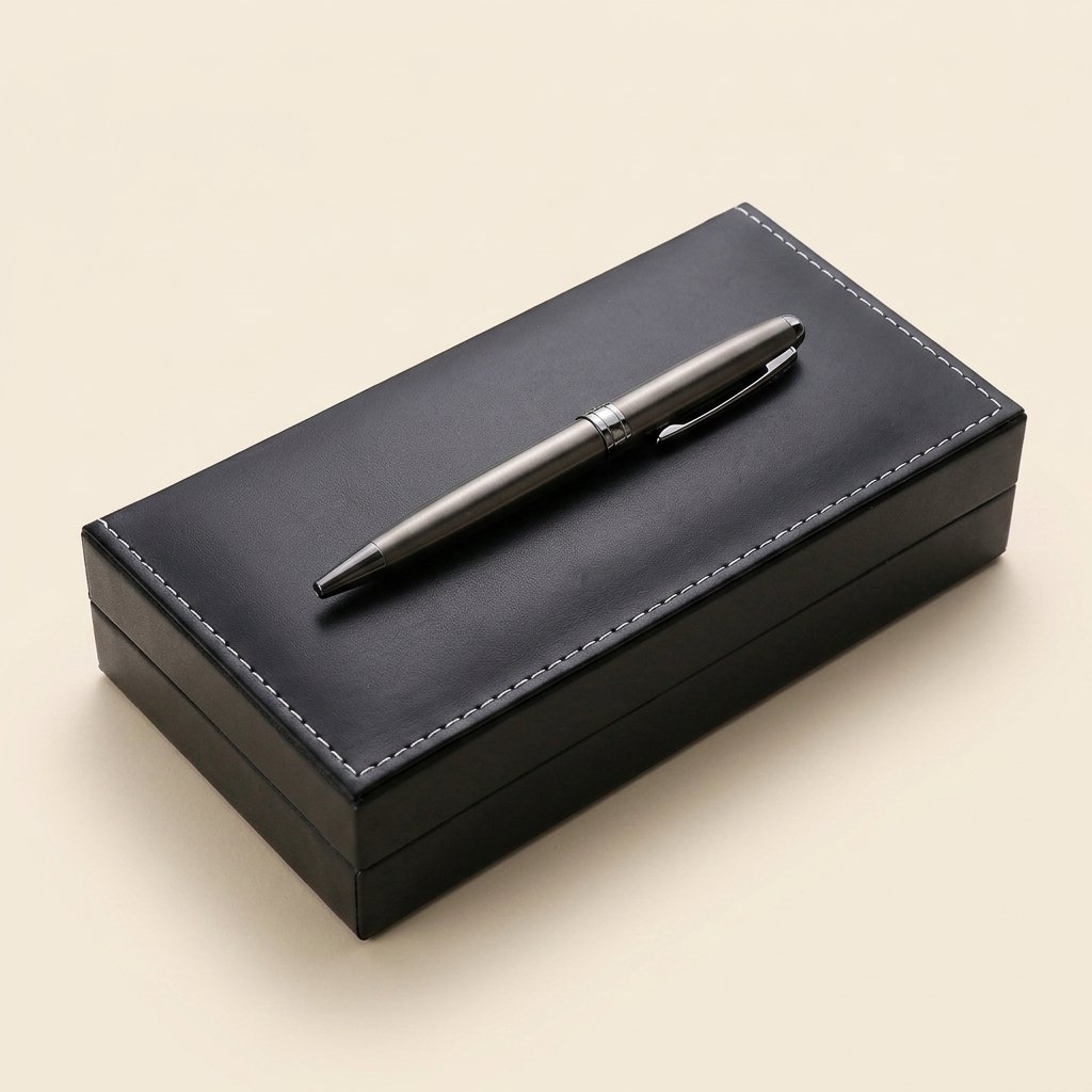 Ergora Quill metal signature pen, black, with gift box