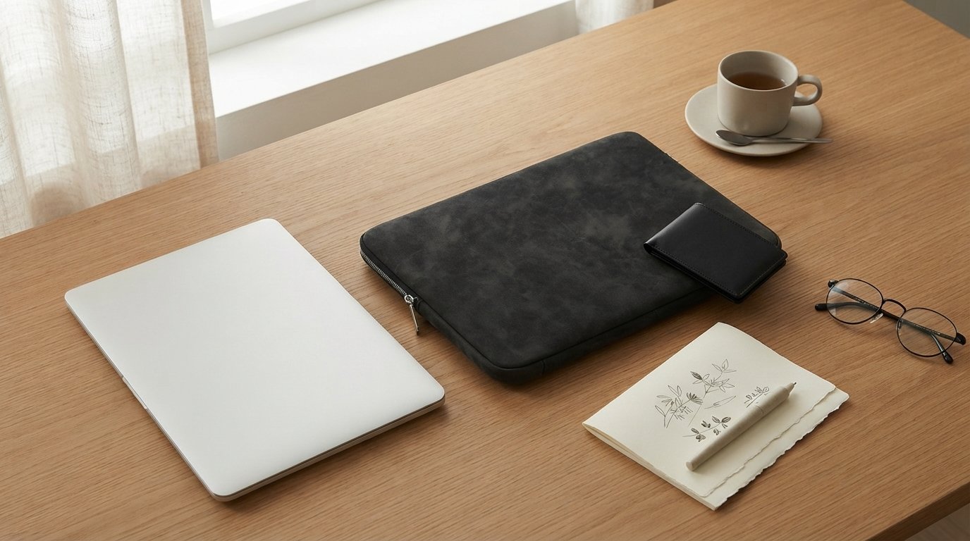 Ergora Hide - Vegan-Suede Laptop Sleeve